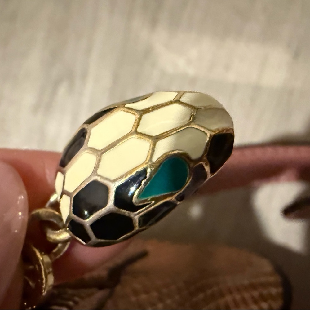 Rare Bvlgari Serpenti Python Scaglie 2-way handbag - Picture 15 of 15
